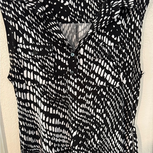 Enfocus Studio Black and White Dress - Picture 4 of 6